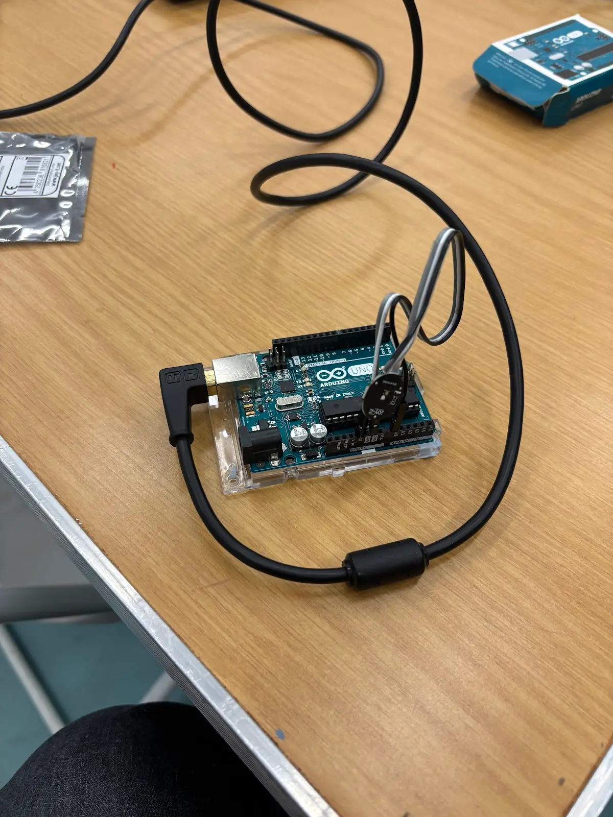 Arduino with Pulse sensor.